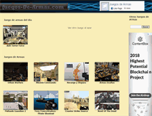 Tablet Screenshot of juegos-de-armas.com